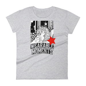 WEARABLE MOMENTS : Women's short sleeve t-shirt