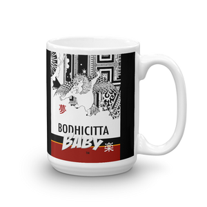 BODHICITTA BABY / BLACK Mug made in the USA