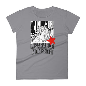 WEARABLE MOMENTS : Women's short sleeve t-shirt
