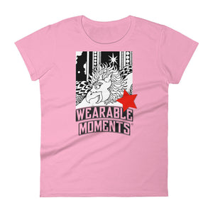 WEARABLE MOMENTS : Women's short sleeve t-shirt