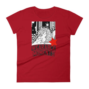 WEARABLE MOMENTS : Women's short sleeve t-shirt