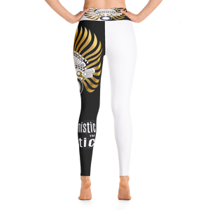 SUNBIRD BLACK WHITE : Yoga Leggings