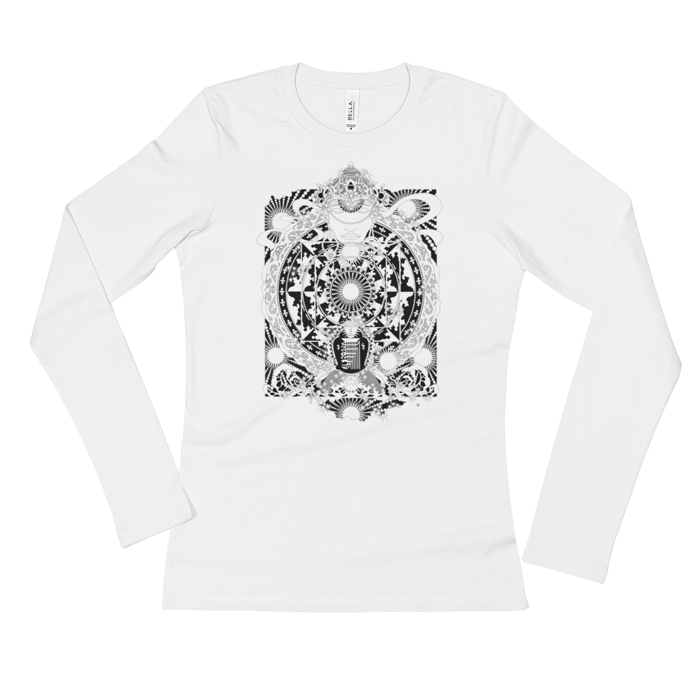 MEDITATION : Ladies' Long Sleeve T-Shirt